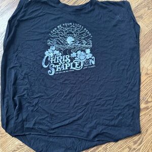 Chris Stapleton Black Graphic T-Shirt